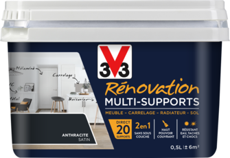 RENO MULTI SUPPORTS POT 0,5 L ANTHRACITE